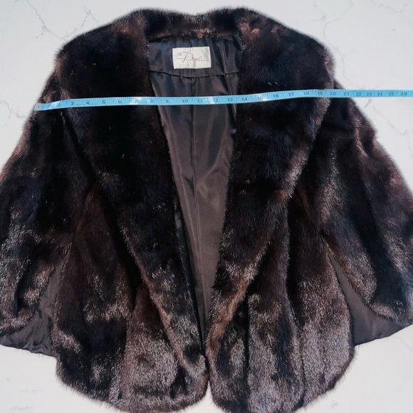 Vintage The Denver Mink Caplet/Shrug - Picture 7 of 11